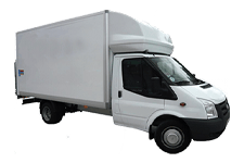 Van Hire Garston - Ford Luton Box Tail Lift - Van hire Garston